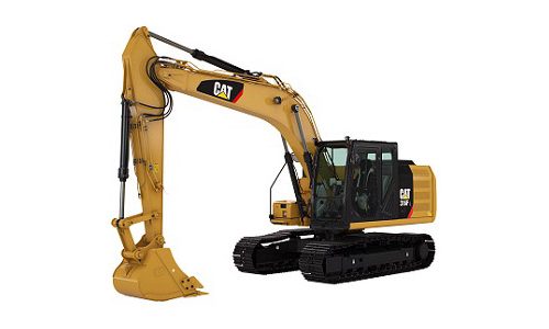 Vikšrinis ekskavatorius CAT 316 – 317 - Nuoma