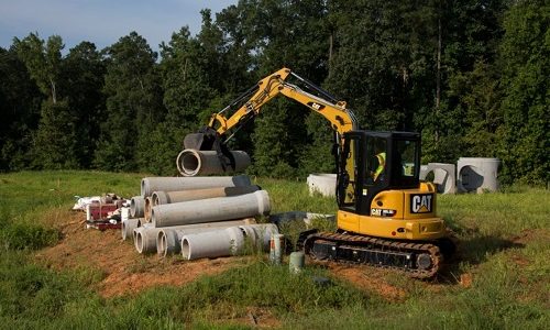 Mini ekskavatorius CAT 305 - Nuoma