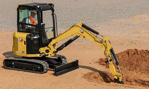 Mini ekskavatorius CAT 302.7 - Nuoma